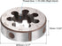 uxcell Round Threading Dies, 1-16 UNS Thread (Right Hand), Alloy Tool Steel Screw Cutting Die Repair Tool