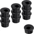 SATINIOR 10 Packs Desk Cable Wire Grommet Cord, PC Computer Desk Plastic Grommet Cord, Tidy Cable Hole Cover Organizers