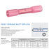 Butt Splice Connector Heat Shrinkable Insulated, BHT1.25, 0.5-1.5mm² (22-16 AWG), Electrical Cable Crimp Tube, Red, 50