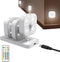 Generic Wireless Stair Lights 3 Pieces Rechargeable Motion Sensor Night Lamp Under Cabinet