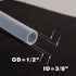 3/8" 1/2" (16.4Ft) Eoiips ID x OD Silicone Tubing, Food Grade High Temp Tube Hose for Home Brewing, Beer Line