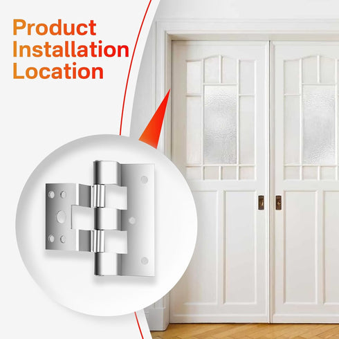 SuperDi Mobile Homes Door Hinge Replacement for Combination Doors, Elixir Series 6000 8000 9000 and Storm Door