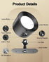 360 Dimmable, 3000mAh 3 3 Pack, LED Wall Mounted Lights Rotation Rechargeable Cordless Wall Sconces Lamp, Color Temps