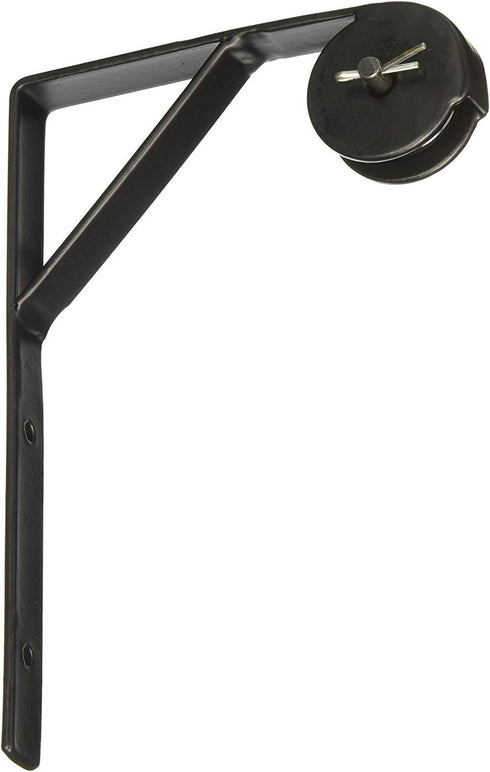 Newhouse Lighting Wall Mount Pulley for Pendant Lamps, Black, 1"