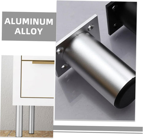 2pcs ARTIBETTER Heavy Duty Furniture Legs for Cabinets Tv Stand Bathroom Easy Installation Replacement Furniture Feet