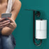 SAFETY+BEAUTY 3-in-1 Stainless Steel Double Toilet Paper Holder with Heavy Duty Grab Bar and Top Shelf for Wet Wipes