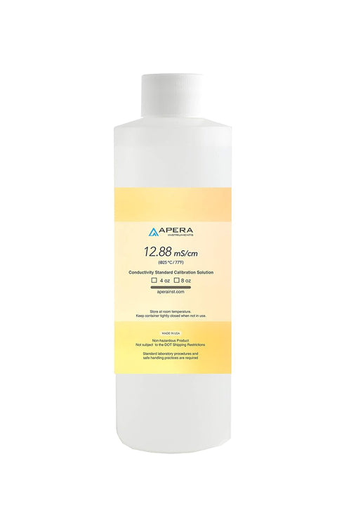 Apera Instruments 12.88 mS/cm Conductivity Standard Calibration Solution, 16 oz. (AI1131) for Laboratory Use