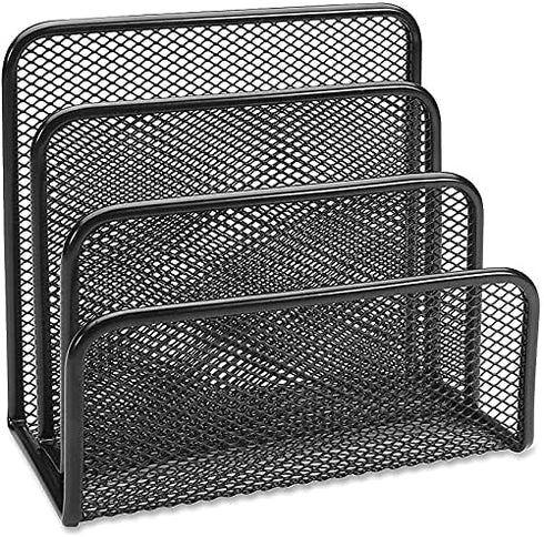 Lorell Mesh Vertical Desktop File Sorter - 5.6" x 5.3"