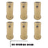 6Pcs Hex Coupler, 7mm Bore Motor Hex Brass Shaft Coupling for DC Motor Shaft, Robot, Model Car Tires