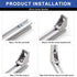 24pcs 2020 Corner Bracket Aluminum Extrusion Hardware T-Slotted Accessories with Screws for 8020 Profile Parts