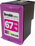 VersaInk-Nano 67 CS Tri-Color Ink Cartridge, Compatible with HP 67