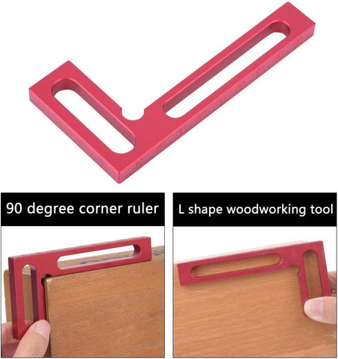 90 Degree Woodworking Right Angle Clamp, Tools Positioning Square, 10cm/3.9inch