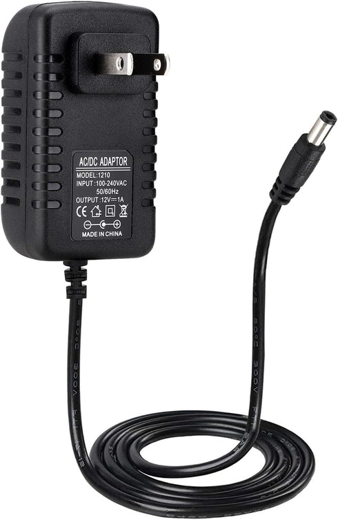 Suacopzar DC 12V 1A Power Supply Adapter Transformer, 12V DC Converter AC 100-240V
