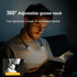 FBY 3 90 LED Rechargeable Neck Reading Light Suitable for Reading Books with Color Temperatures, Hour Long-Lasting