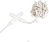 3-Way C7 Novelty Lights Coaxial String Light X-Connector, White Weather-Tight Splitter for Coax LED Mini & Strings