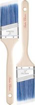 Bates Paint Brushes, 2-Inch, 2 Pack Angle Brushes for Walls, Stain Brush, Furniture Painting