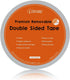 i frmmy Removable Clear Double Sided Sticky Tape, 2 Inches x 20 Yards, No Residue