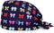 Kousenpu Scrub Caps for Women, Adjustable Women's Surgical Cap with Buttons, Breathable