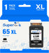 Remanufactured Ink Cartridge Replacement for 65 65XL N9K04AN Compatible with HP Envy 5055 5058 5052 DeskJet 3755 2622