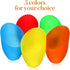 LIFKOME 5.51X3.54 Inch Set 5 Plastic Lampshade Replacement Horseshoe Lamp Cover of Lightweight Colored Lamp Shades