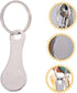 6pcs NUOBESTY Shopping Cart Token Keychain Stainless Steel Keychain Ring Shopping Token Holder Decorative