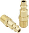 Air Hose Fittings 1/4 inch NPT Male Thread Air Plug, Quick Connect Fittings, 2 Piece