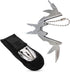 Mini Multitool Keychain Set - 6-in-1 Pocket Tool, Multifunctional Plier, Wire Strippers, Phillips Screwdriver, Knife,