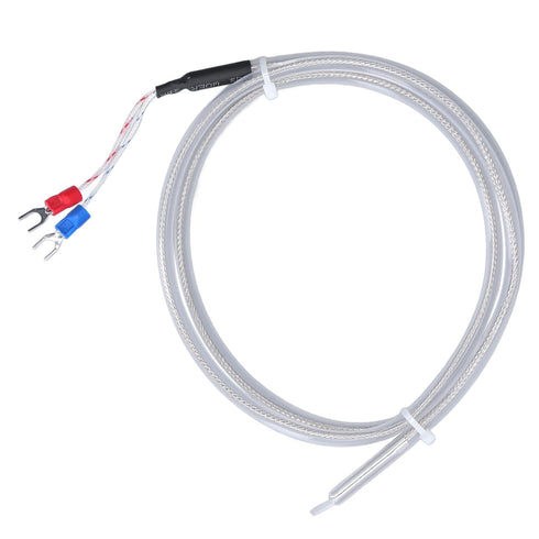 K Thermocouple, PTFE Thermocouple 1 Meter K Temperature Transducer Probe, Industrial Temperature Sensors