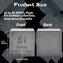 Silicon Cube Metal Density Cubes, Pure Metal High Density Element Cube for Element Collections