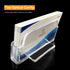 vrupin 4 Pack Acrylic Business Card Holder for Desk, Fits 30-50 Business Cards, Display Stand for Exhibition