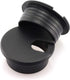 HJ Garden 8pcs Desk Wire Cord Cable Grommets, 1-1/2 inch Hole Cover for Office PC Desk, Black Plastic