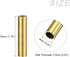 Brass Tube (6mm OD x 0.5mm Wall T x 30mm L) 10Pcs, Craft Tubing - for Home Decoration, DIY Handicraft