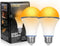 2 Pack LED Amber Light Bulbs, 7W A19, 1800K Warm Light, Blue Light Blocking, 60 Watt Equivalent for Healthy Sleep, 2