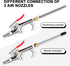 13 Pcs 2-Way Connection Air Nozzle Blow Gun Set with 1/4 in Standard Quick Fitting and 8 Air Nozzles