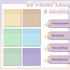 Yinder Bible Highlighters 12 Pcs, No Bleed Pastel Colors, 6 Pack 300 Sheets Cream Colors Transparent Sticky Notes 3 x 3