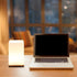 Set 2 E27 3.9X5.6 Inch, STOBAZA Square Lampshade of White Frosted Glass Lamp Shade Fits for Wall Table Floor Lamp