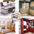 21pcs Assorted Wooden Dowels M6 M8 M10, Hard Wood Grooved Plugs for Furniture Woodwork Craft DIY Carpentry (6mm 8mm