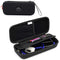 Hard Stethoscope Case, Large Carrying Case with ID Slot, Compatible with 3M Littmann/ADC/Omron/MDF, Black