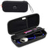 Hard Stethoscope Case, Large Carrying Case with ID Slot, Compatible with 3M Littmann/ADC/Omron/MDF, Black