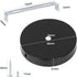 2 Packs 8cm) Light Canopy Kit, Chandelier Ceiling Light Fixture Cover Plate, Ceiling Light Kit with All Mounting