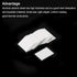 PATIKIL Alumina Ceramic Sheet Cooling Pad, 50pcs Insulating Sheet for MOS Transistor 25x20x1mm