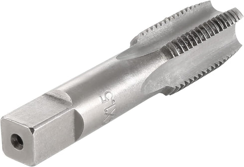 uxcell Metric Hand Tap M14 Thread - 1.5 Pitch, 4 Straight Flutes H2 Alloy Tool Steel Tapping Tools Set