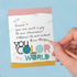 Modern Teacher Sticky Note Pads, 3" x 4" Education Sticky Notes, Set of 6 Pads, Empowering Quotes Teacher Gift