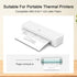 8 8.5x 11 Inches, N80/ A285M/ D810 Rolls Thermal Printer Paper US Letter Size for Thermal Printer, Compatible