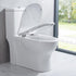 SADALAK D/U Shape Toilet Seat,Soft Close and Quick-Release for Easy Cleaning Toilet Seats Cover,Stable Hinge Design