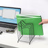 Incline File Sorter, 8 Compartment File Paper Organizer, Standing Wire Organizer Rack with Anti-slip Pads for Desk,