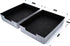 WELAXY 2-Piece Stackable Desk Drawer Organizer Trays - Felt Storage Bins for Document File Papers, Home Office Supplies