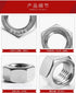 210PCS 304 Stainless Steel Hex Nuts Assortment Kit - 6 Sizes DIN 934 (M3 M4 M5 M6 M8 M10) for Professionals, Repairmen,