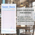 Officeva 12 Pack 600 Budgenix Guest Checks Server Note Pads Orders, Pink Guest Check Pads with Bottom Receipt, Waitress