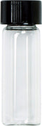 Gold Prospecting Small Glass 1 oz. Flakes and Flour Storage Vial with Lid